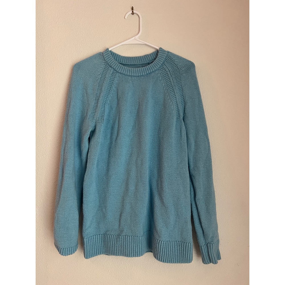 Abercrombie & Fitch Knit Sweater Crew Neck Pullover‎ Casual Blue Small